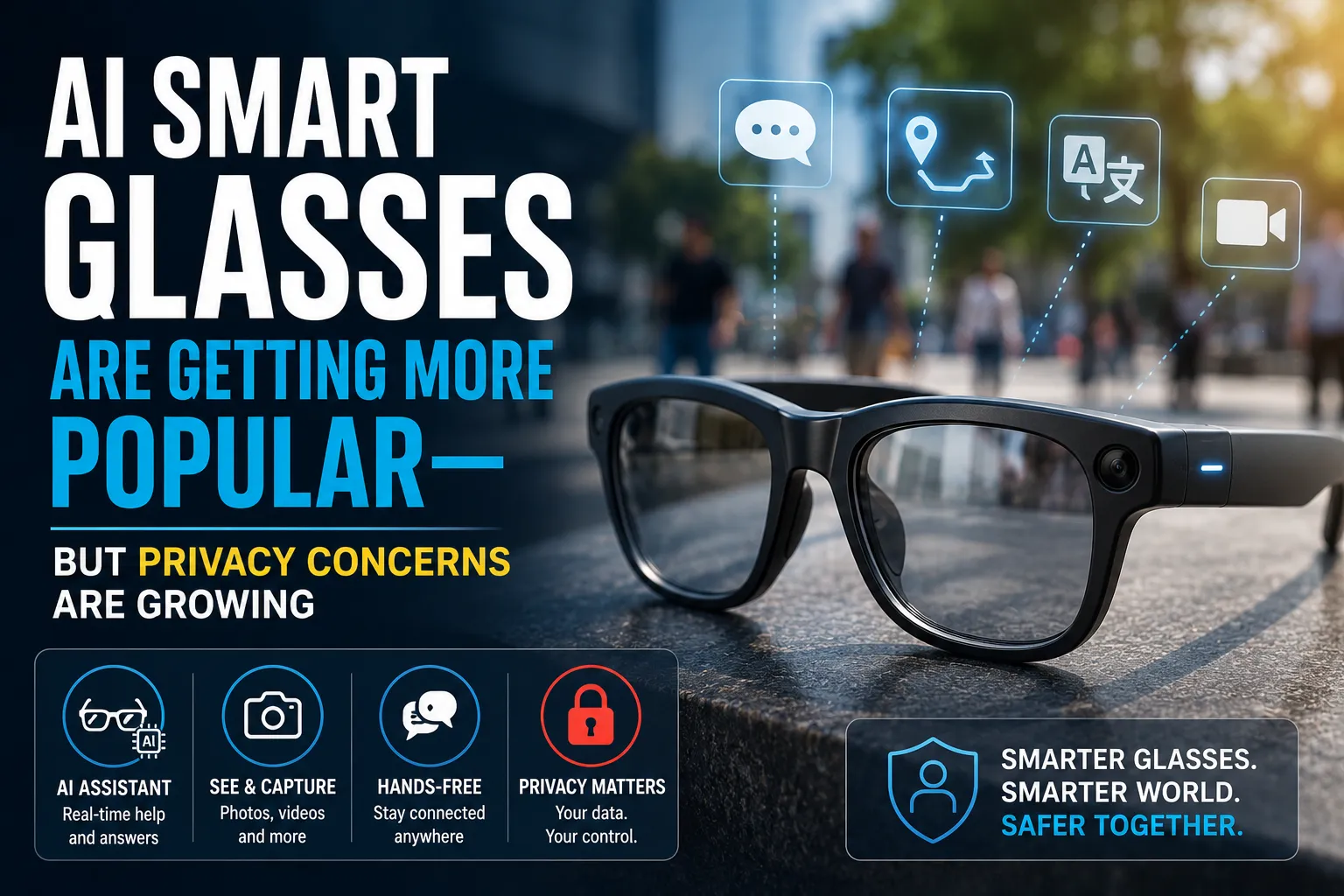 AI Smart Glasses Are Getting More Popular but Privacy Concerns Are Growing